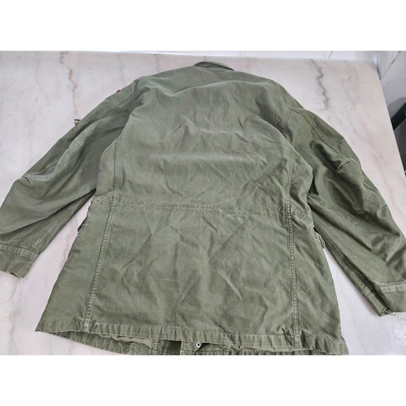 Vintage 1957 Field Jacket Long Medium Authentic Field US Army Jacket - Picture 4 of 16